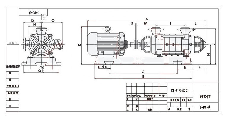 DDG Horizontal Multistage Centrifugal Pumptypeanzhuang 6