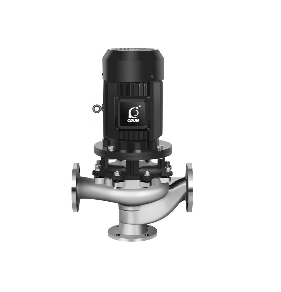 GW Pipeline Sewage Pump | Vertical In-line Non-Clog