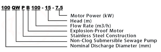 WQQW Submersible Sewage Pump type 2